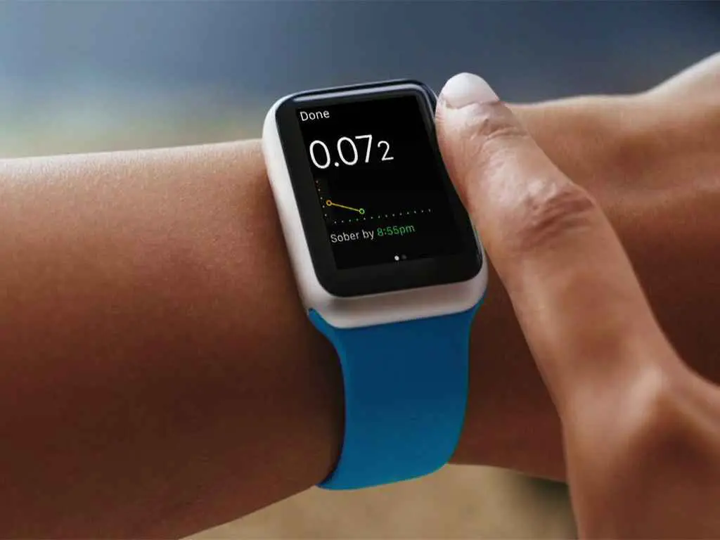viewing the BAC on the apple watch