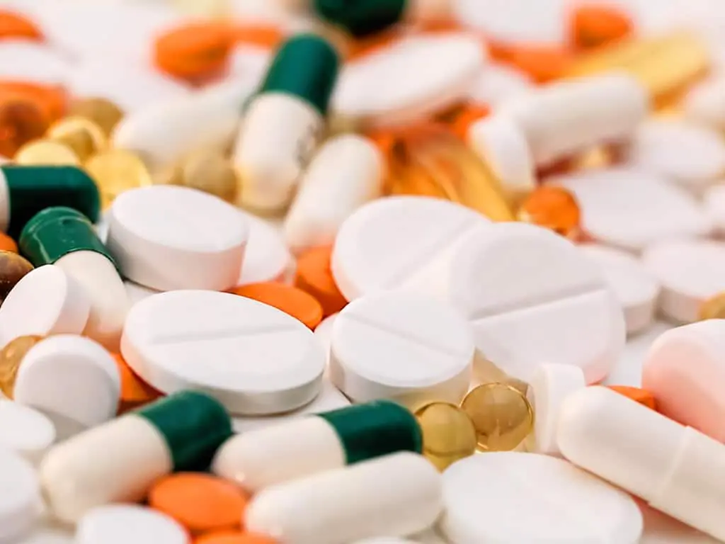 Different drug capsules and tablets