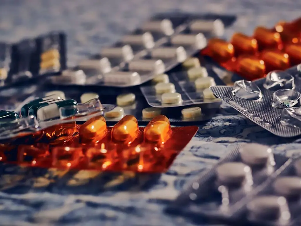 Various pills and capsules