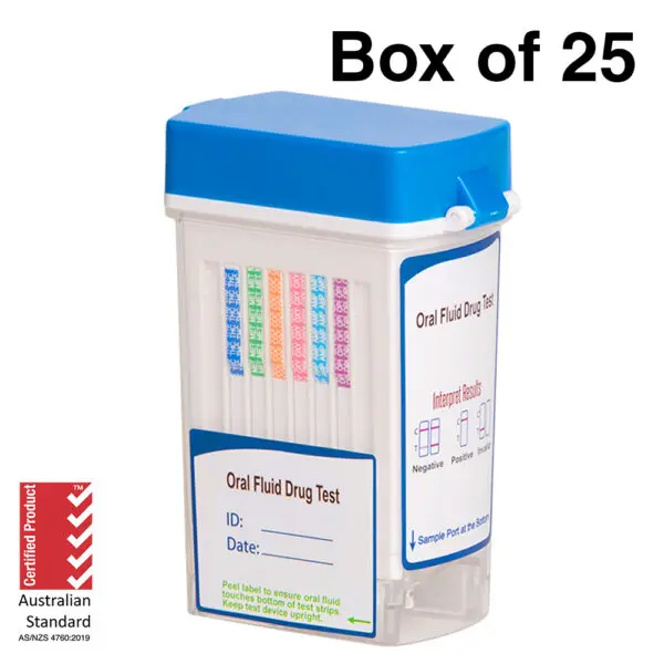Oral Click 6 Saliva Drug Test Kit