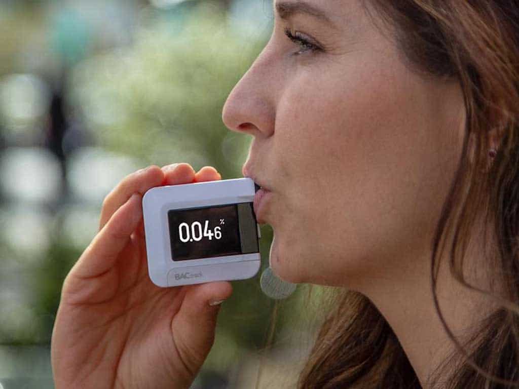Providing a breath sample to a personal breathalyzer
