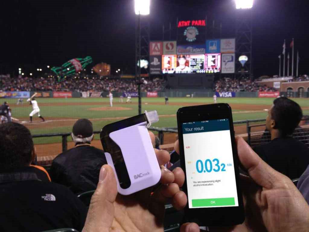 bac reading 2 Reading the BAC from the BACtrack mobile smartphone breathalyser
