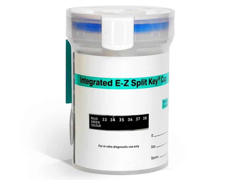 A SureStep 6-in-1 E-Z Split urine drug test kit