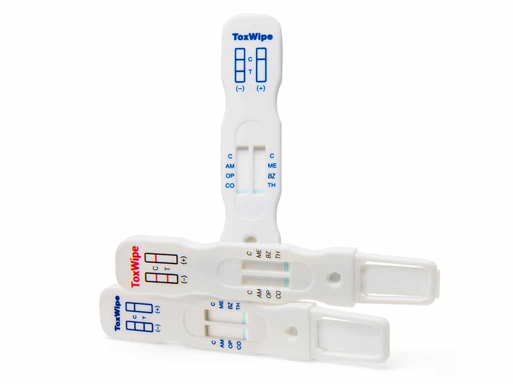 toxwipe 2 Three ToxWipe 7 saliva drug test kits
